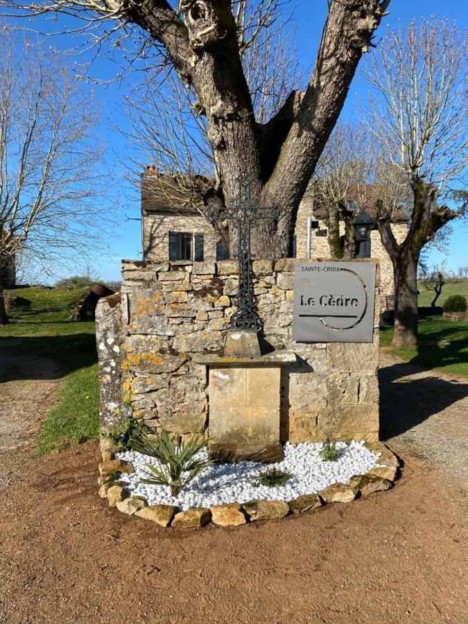 Chambres Et Table D'Hotes Le Cedre Aveyron Sainte-Croix  Kültér fotó